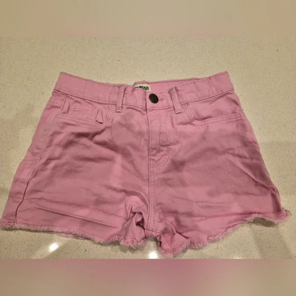 OshKosh B'gosh Light Pink Girls Shorts Sz 8 Adjustable Internal Waistband - Picture 1 of 4
